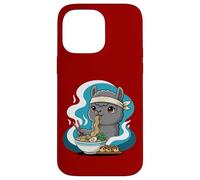 Carcasa para iPhone 14 Pro MAX Fideos Ramen Alpaca Japón Y2K Kawaii Alpacas Anime
