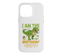 Carcasa para iPhone 14 Pro MAX Fiesta de Dinosaurios T Rex I Am The Birthday Boy