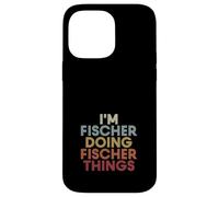 Carcasa para iPhone 14 Pro MAX Fischer Name Fischer Personalized Name First Given
