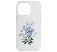 Carcasa para iPhone 14 Pro MAX Flor botánica Forget-Me-Not