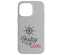 Carcasa para iPhone 14 Pro MAX Focus on The Goal Target Graphic Motivation Discipline Quote