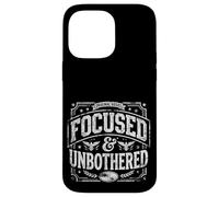 Carcasa para iPhone 14 Pro MAX Focused and Unbothered Vintage Motivational Mindset