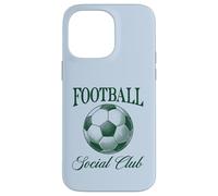 Carcasa para iPhone 14 Pro MAX Football Social Club Balón de fútbol Diseño de Estilo Vintage