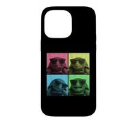 Carcasa para iPhone 14 Pro MAX Fotomatón Eastern Box Turtle Pop Art Divertido para Amantes de Las Tortugas