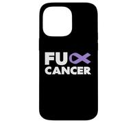 Carcasa para iPhone 14 Pro MAX Fuck Cancer - Camiseta con Texto en alemán Fuck Esophageal Cancer Awareness