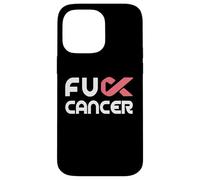 Carcasa para iPhone 14 Pro MAX Fuck Cancer Tshirt - Fuck Breast Cancer Awareness