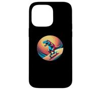 Carcasa para iPhone 14 Pro MAX Fun Dinosaur Skateboarder Skater Design