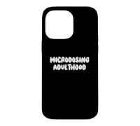 Carcasa para iPhone 14 Pro MAX Fun Microdosing Adulthood Humor Design