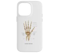 Carcasa para iPhone 14 Pro MAX Funny Anatomy Mano Hueso Humano Ciencia Anatómica Humana Educación