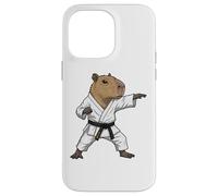 Carcasa para iPhone 14 Pro MAX Funny Capybara Doing Karate Samurai Ninja Capybara