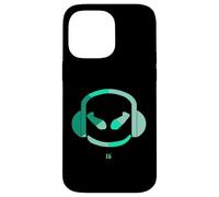Carcasa para iPhone 14 Pro MAX Funny DJ SmilingFace Multicolores Verde Olive|Turquesa