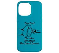 Carcasa para iPhone 14 Pro MAX Funny Dog Dad The Man Myth Snack Dealer