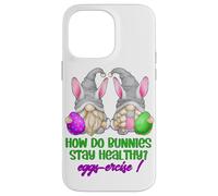 Carcasa para iPhone 14 Pro MAX Funny Easter Workout GNOME Pun For Gym Women For Exercise