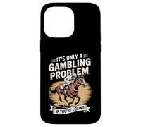 Carcasa para iPhone 14 Pro MAX Funny Horse Racing Gambling Joke for Betting Fans Design