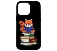 Carcasa para iPhone 14 Pro MAX Funny Kawaii Kids Read Books Red Panda Lover