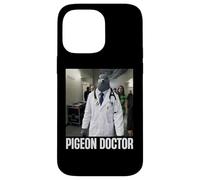 Carcasa para iPhone 14 Pro MAX Funny Tuff Pigeon Doctor 2026 Nuevo Brainrot Meme Kid AI Broma