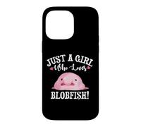 Carcasa para iPhone 14 Pro MAX Funny Womens Kids Just A Girl Who Loves Blobfish Lover