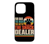 Carcasa para iPhone 14 Pro MAX Fur Dad The Man The Myth The Snack Dealer Retro Dog Parent