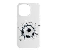 Carcasa para iPhone 14 Pro MAX Fútbol Amor Futbolista Europeo Funny Ball Burst Goal