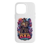 Carcasa para iPhone 14 Pro MAX Galactic Space Cowboy Dad Patrol Scifi Western Father's Day