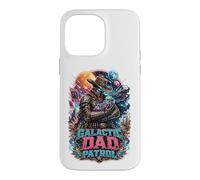 Carcasa para iPhone 14 Pro MAX Galactic Space Cowboy Dad Patrol Scifi Western Father's Day