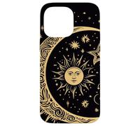 Carcasa para iPhone 14 Pro MAX Galaxy Night Sky Moon Lunar Stars Sun Love