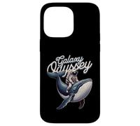 Carcasa para iPhone 14 Pro MAX Galaxy Odyssey Astronaut Riding Cosmic Whale Art