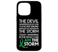 Carcasa para iPhone 14 Pro MAX Gallbladder Cancer Warriors I Am The Storm, I Will Survive