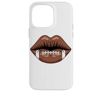 Carcasa para iPhone 14 Pro MAX Game Day Football Lips Sexy Fan Spirit