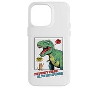 Carcasa para iPhone 14 Pro MAX Gato Dedo Medio T-Rex Dinosaurio Pop Art Tiranosaurio