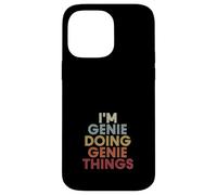 Carcasa para iPhone 14 Pro MAX Genie Name Genie Personalized Name First Given