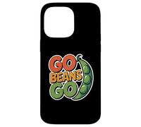 Carcasa para iPhone 14 Pro MAX Go Beans Go Vegan Power Plant Foods Lover Healthy Life