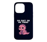 Carcasa para iPhone 14 Pro MAX Go Easy On Me Today Lindo Dinosaurio Divertido Apoyo Emocional