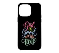 Carcasa para iPhone 14 Pro MAX God Is Good All The Time Christian Cute Bible Versículo