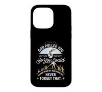 Carcasa para iPhone 14 Pro MAX God Pull You out of The Pit Recovery Faith Design