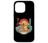Carcasa para iPhone 14 Pro MAX Golden Doodle Ramen Fideos Lindo Japonés Ukiyo-e Kawaii Art