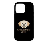 Carcasa para iPhone 14 Pro MAX Golden Retriever Lover Minimal Dog Face Art