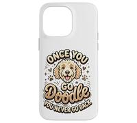 Carcasa para iPhone 14 Pro MAX Goldendoodle Mom Goldendoodle Dad Once You Go Dueño de Doodle