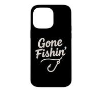 Carcasa para iPhone 14 Pro MAX Gone Fishin' Funny Fishing Hook Shirt Hombres Mujeres Niños Pescadores