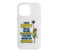 Carcasa para iPhone 14 Pro MAX Graduado Graduado Seniors Graduación Melanina Negro Mujeres Niñas