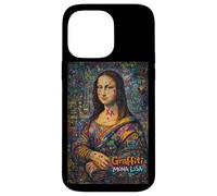 Carcasa para iPhone 14 Pro MAX Graffiti Mona Lisa Pop Art - Colorful Street Art Masterpiece