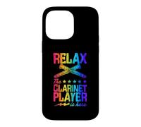 Carcasa para iPhone 14 Pro MAX Gráfico de Estrellas Relax The Clarinet Player Is Here