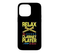 Carcasa para iPhone 14 Pro MAX Gráfico de Estrellas Relax The Clarinet Player Is Here