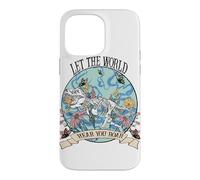 Carcasa para iPhone 14 Pro MAX Gráfico Floral de Dinosaurio Hear You Roar Empowerment