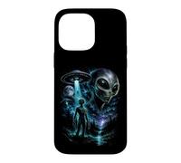 Carcasa para iPhone 14 Pro MAX Gráfico Misterioso de Ciencia ficción sobre secuestro de ovnis alienígenas, Encuentro cósmico
