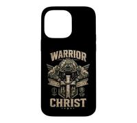 Carcasa para iPhone 14 Pro MAX Guerrero de Cristo Fe sobre el Miedo Soldado Cristiano