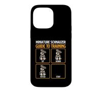 Carcasa para iPhone 14 Pro MAX Guía de Entrenamiento Schnauzer Miniatura - Schnauzer Dog Mom