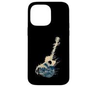 Carcasa para iPhone 14 Pro MAX Guitarra Wave Art Japonés Cool Hombres Mujeres Motivo Amante De La M