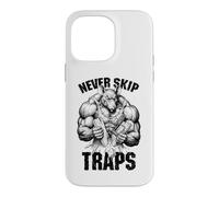 Carcasa para iPhone 14 Pro MAX Gym Rat Never Skip Traps Trapecio Funny Muscle Mouse Trap
