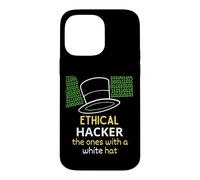 Carcasa para iPhone 14 Pro MAX Hacker ético los Que Tienen un Sombrero Blanco ciberseguridad